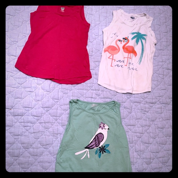 Old Navy Other - Old Navy| Crazy 8 Girls Tank Top Lot | Sz 4T